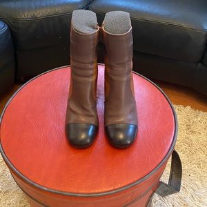 Captoe ankle boots